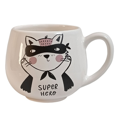 ماگ طرح گربه مدل Super Hero