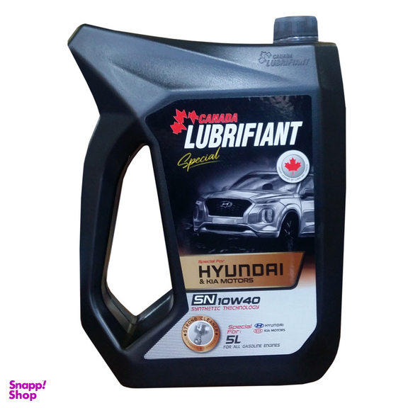 روغن موتور لوبریفنت کانادا مدل اسپیشیال 10W40 SN HYUNDAI & KIA حجم 5 لیتر