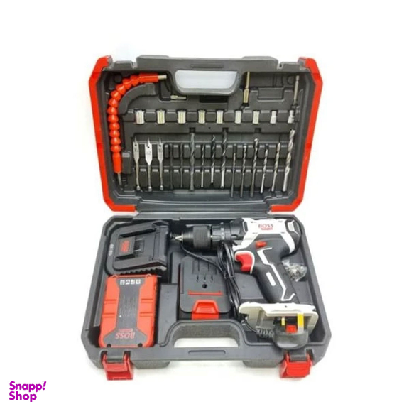 دریل پیچ گوشتی شارژی چکشی باس مدل Hammer Boss 25v