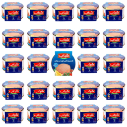 کنسرو ماهی تن در روغن شباب وزن 180 گرم بسته 24 عددی