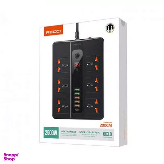 چند راهی برق 2500 وات رسی مدل RC07