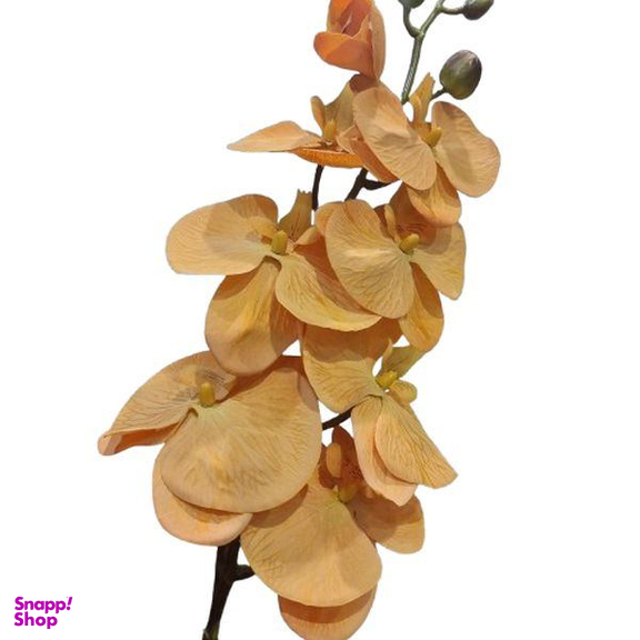 گل ارکیده مصنوعی کد 053 رنگ خردلی