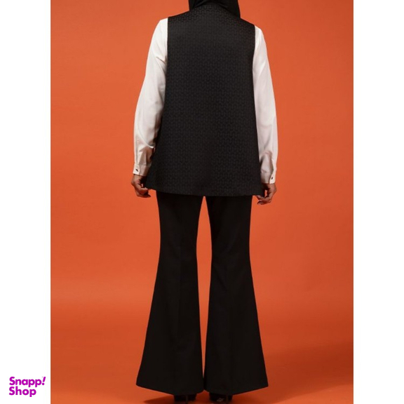 جلیقه رسمی زنانه برنس کد 70101 رنگ مشکی مات