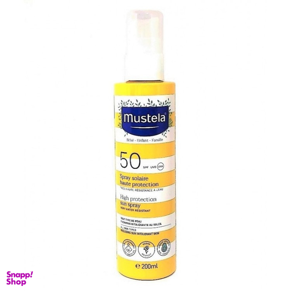 اسپری ضد آفتاب موستلا عصاره آووکادو حجم 200 میلی‌ لیتر