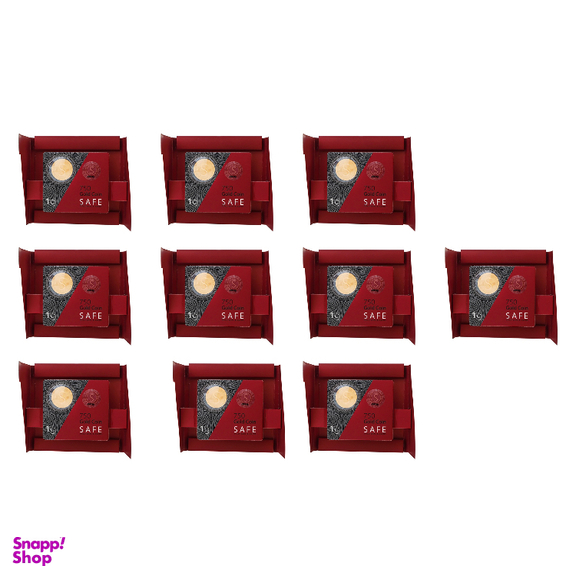 سکه گرمی طلا 18 عیار طلای سیف مدل S10 وزن 10 گرم - 10 عدد شمش 1 گرمی