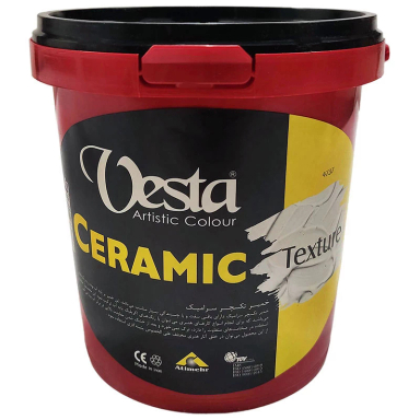 خمیر تکسچر وستا مدل Ceramic رنگ سفید حجم 750 میلی لیتر