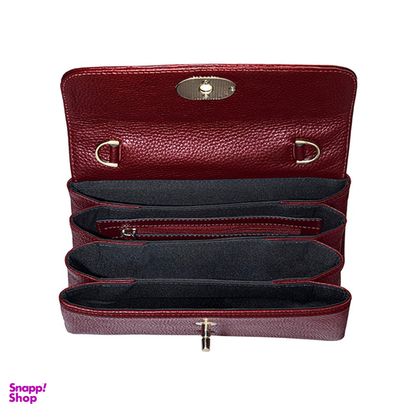 کیف دوشی زنانه نوین چرم مدل دلنیا کد LHB5016