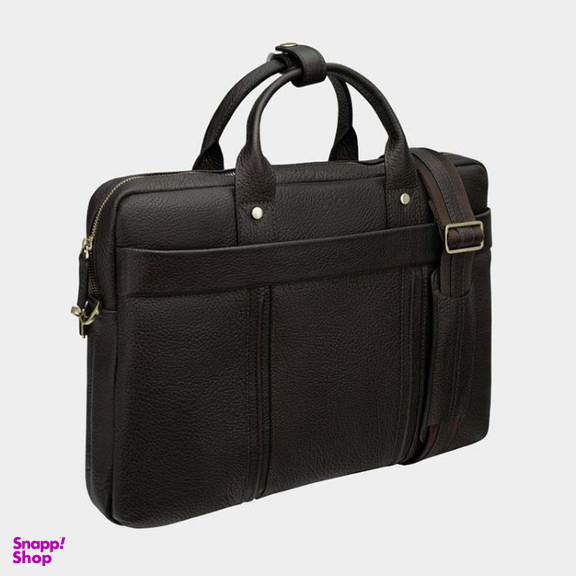کیف اداری مردانه نوین چرم مدل دو دسته هاوری کد Fd- BE4817