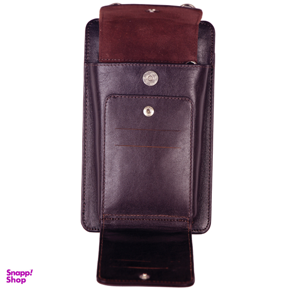 کیف گردنی چرم بارز مدل DG73