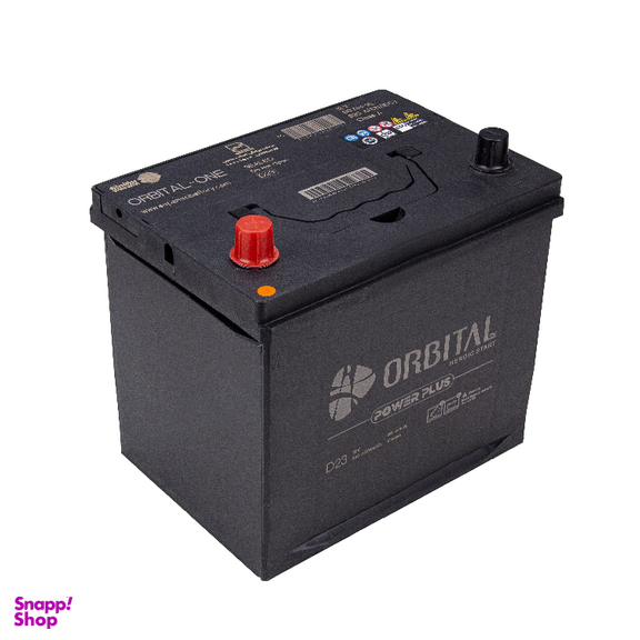 باتری اوربیتال 60 آمپر سپاهان باتری مدل D23 معکوس