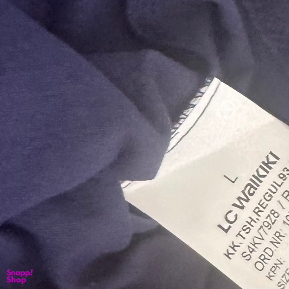 تیشرت مردانه ال سی وایکیکی مدل tork578 رنگ سرمه ای