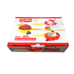 بستنی خوری باریز مدل بستنی قیفی کد 30 مجموعه 6 عددی