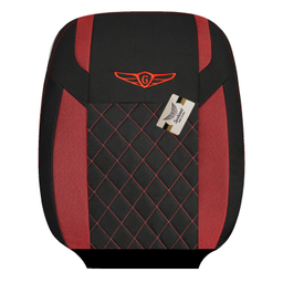 روکش صندلی خودرو سوشیانت مدل G مناسب پراید 131 به همراه پشت گردنی و نظم دهنده و دور فرمان