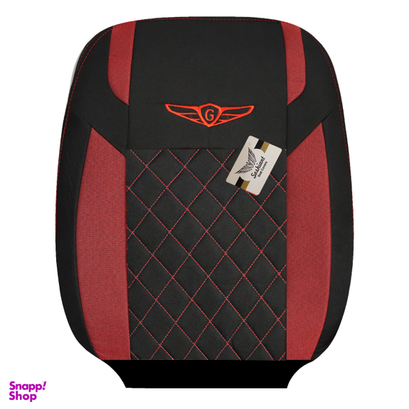 روکش صندلی خودرو سوشیانت مدل G مناسب پراید 131 به همراه پشت گردنی و نظم دهنده و دور فرمان