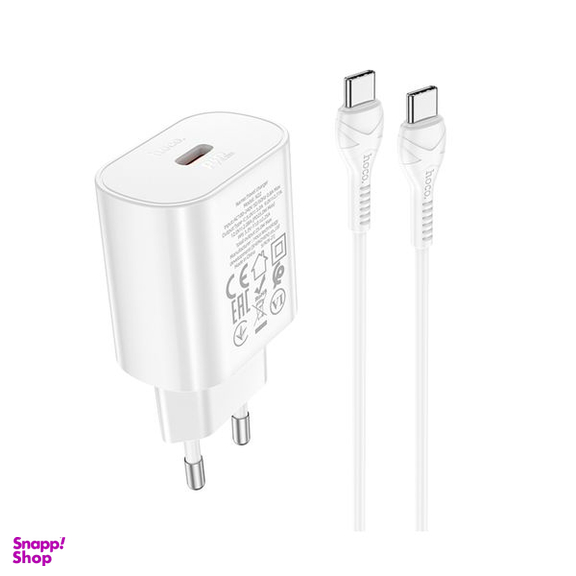 شارژر دیواری هوکو مدل N22 PD 25W به همراه کابل تبدیل USB-C