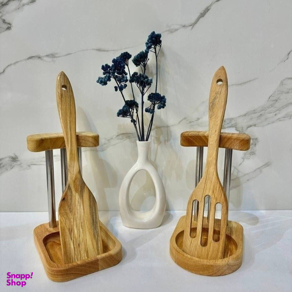 جای قاشق کنار گازی چوبی کد 4040