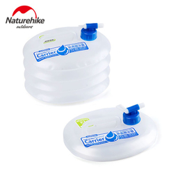 دبه آب تاشو نیچرهایک مدل PE Folding Bucket کد S002-T ظرفیت 10 لیتر