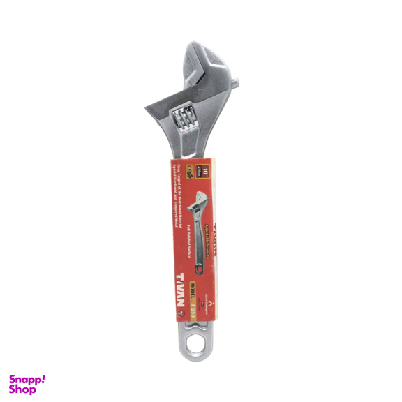 آچار فرانسه تیوان مدل YP-T 250MM سایز 10 اینچ