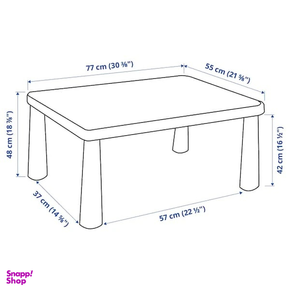 میز تحریر ایکیا مدل MAMMUT کد 503.651.77