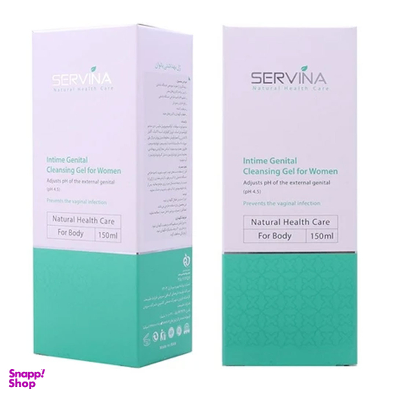 ژل بهداشتی بانوان سروینا مدل Genital حجم 150 میلی لیتر