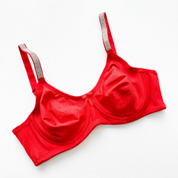 ست شورت و سوتین زنانه نوشه پوش مدل فنردار توری کد 90106 رنگ قرمز