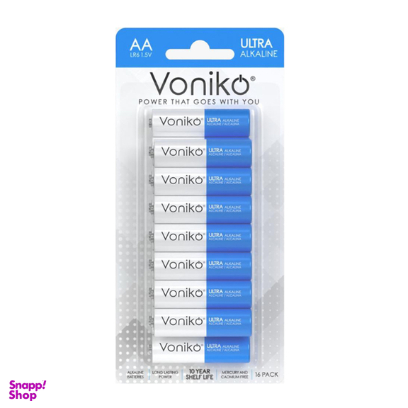 باتری قلمی ونیکو مدل LR6 بسته 16 عددی