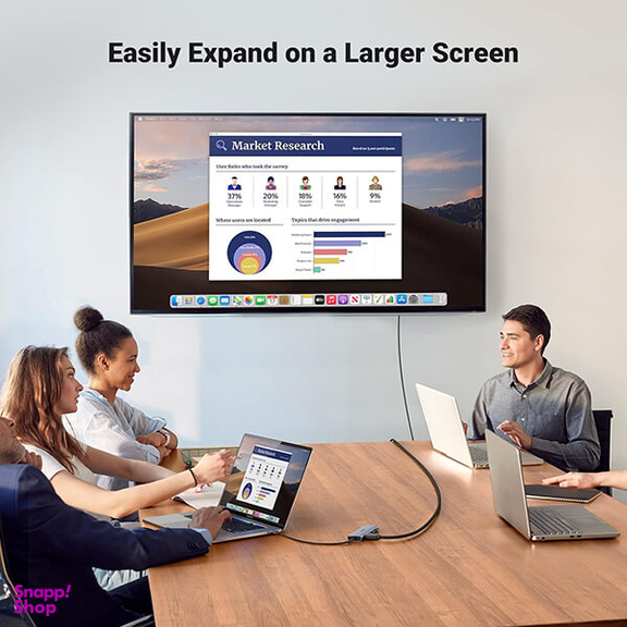 کابل تبدیل HDMI 2.0 یوگرین مدل HD118 کد 40409 طول 1.5 متر