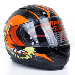 کلاه کاسکت ال اس تو مدل FF801 Scorpion Black ORG به همراه کاور