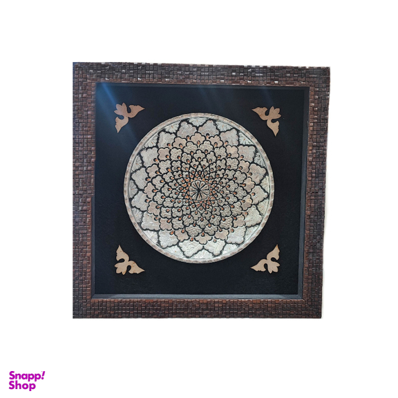 تابلو قلم زنی طرح خورشیدی کد T1013