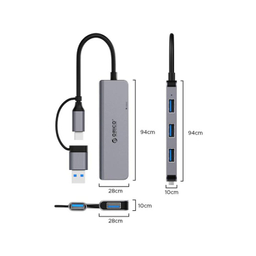 USB هاب 4 پورت اوریکو مدل YSA5-U3