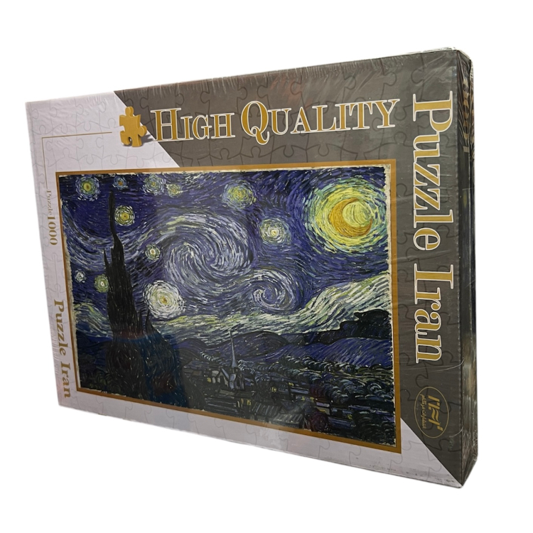 پازل 1000 تکه پازل ایران طرح نقاشی شب پر ستاره ونگوک کد 102110-72