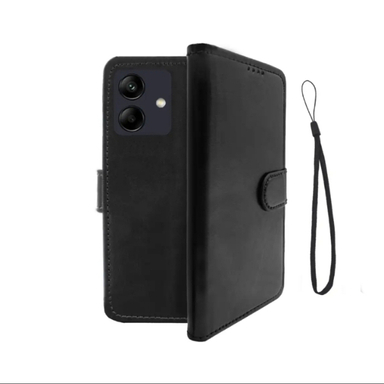 کیف کلاسوری گوشی موبایل طرح HTO مناسب سامسونگ Galaxy A05 به همراه بند آویز