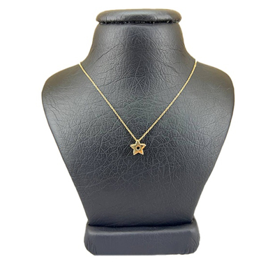گردنبند طلا 18 عیار زنانه ستاره ظریف کد 55535
