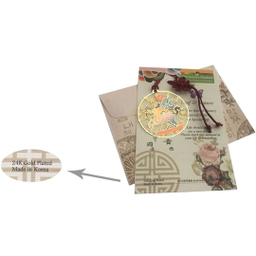 آویز گردنبند طرح ماه تولد آذر کد BM 9