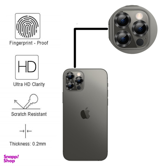 محافظ لنز دوربین بوف مدل ClrFilm مناسب برای گوشی موبایل اپل Iphone 12 Pro Max