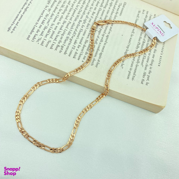زنجیر زنانه ژوپینگ مدل فیگارو کد 60 N4297