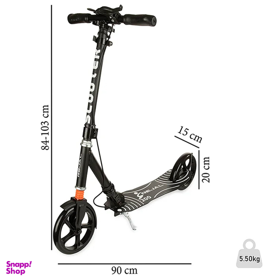 اسکوتر رجال تاشو مدل کمک فنر دار کد NEW 2025