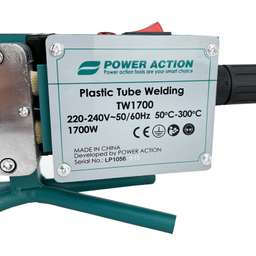 دستگاه جوش لوله پلیمری پاور اکشن مدل TW 1700 مجموعه 11 عددی
