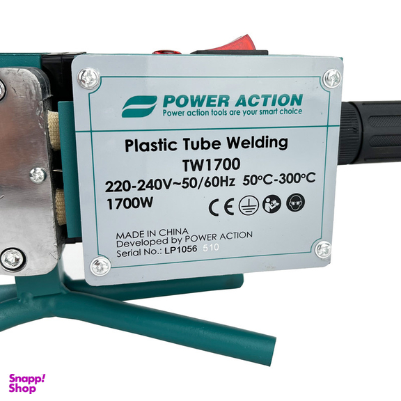 دستگاه جوش لوله پلیمری پاور اکشن مدل TW 1700 مجموعه 11 عددی