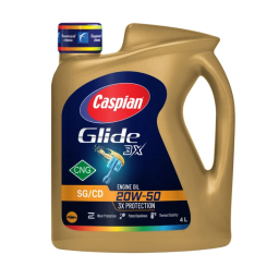 روغن موتور کاسپین مدل CNG جدید کد 21632 حجم 4 لیتر