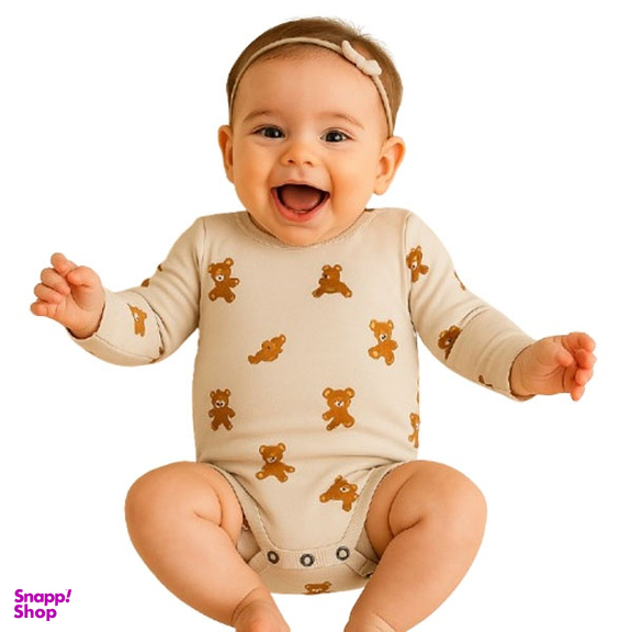 بادی نوزادی نیم ایت طرح خرس کد 10076