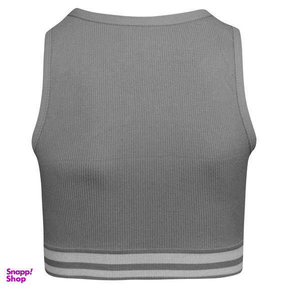 ست نیم تنه و شلوارک ورزشی زنانه ماییلدا کد 5243-8319 رنگ طوسی