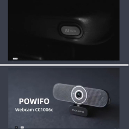 وب کم پاویفو مدل 4K AI Auto-Framing With Remote Control
