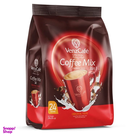 کافی میکس 3×1 ونزکافه بسته 24 عددی