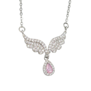 گردنبند زنانه طرح سواروسکی مدل بال کد swar1