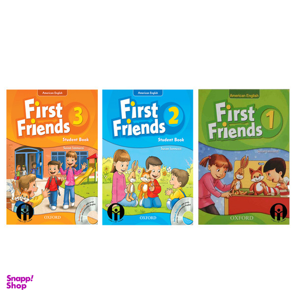 کتاب First Friends اثر Susan Lannuzzi انتشارات الوند پویان مجموعه 3 جلدی به همراه سی دی