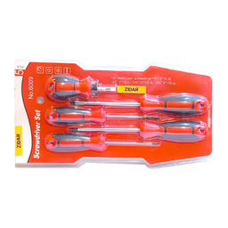 مجموعه پیچ گوشتی زیدار کد 2030015 بسته 5 عددی