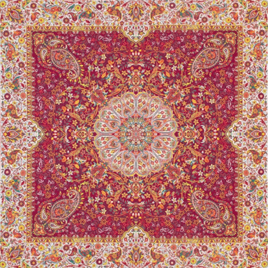 رومیزی ترمه طرح افشاری مدل زربافت