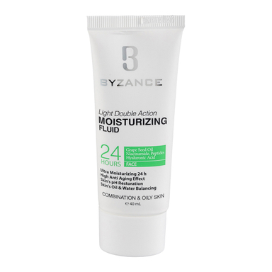 کرم ابرسان بیزانس مخصوص پوست چرب و مختلط مدل Light Double Action حجم 40 میلی‌ لیتر