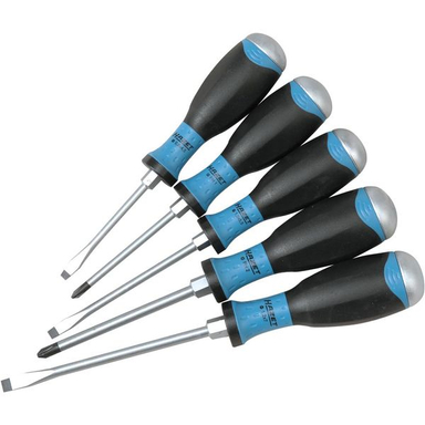 پیچ گوشتی ضربه خور هازت مدل 810 U-1/5 مجموعه 5 عددی